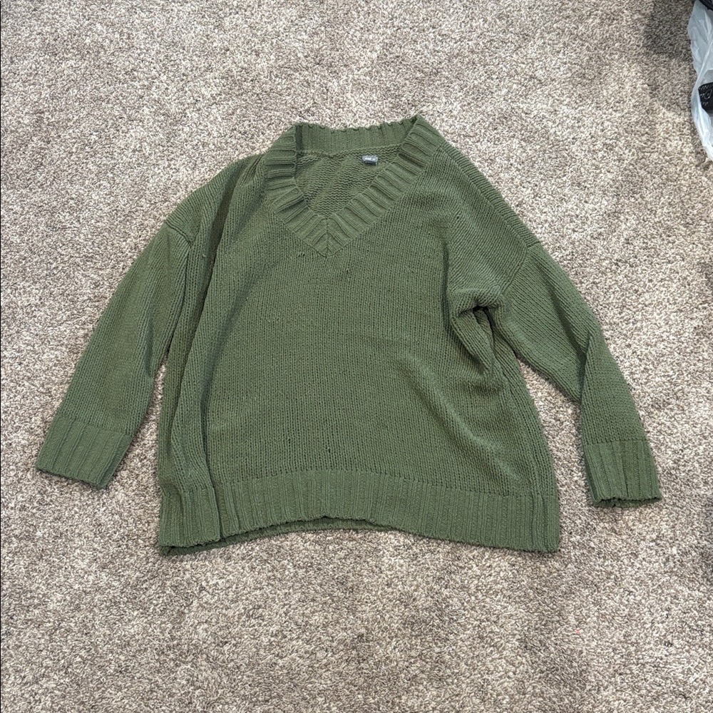 Aerie green sweater